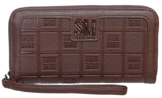 Thumbnail 1: Steve Madden Large Zip Around Wristlet with Interior Zippered Pouch 