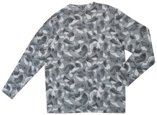 Thumbnail 3: REEL LEGENDS Men's Long Sleeve Camo Print Tee 