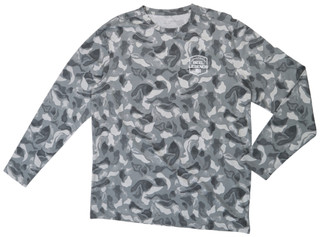 Thumbnail 1: REEL LEGENDS Men's Long Sleeve Camo Print Tee 