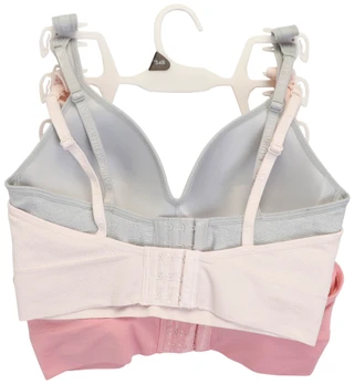 Thumbnail 2: Laura Ashley 3 Pk Wirefree Plunge Bras  