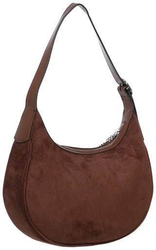 Thumbnail 3: Guess Polly Suede Shoulder Bag with Adjustable Strap 