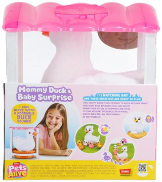 Thumbnail 2: Zuru Pet Alive  Mommy Duck  & Baby Surprise 