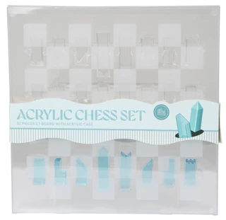 Thumbnail 1: CORE HOME 32 Pc Acrylic Chess Set  