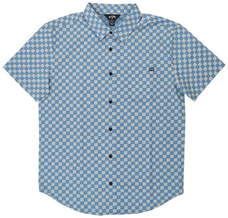 Thumbnail 1: BILLABONG Men's Button Up Checkered Collared Shirt 