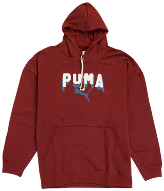 Thumbnail 1: Puma Men's Long Sleeve Logo Fleece Pullover Hoodie 
