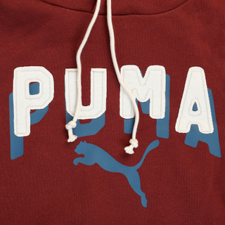 Thumbnail 2: Puma Men's Long Sleeve Logo Fleece Pullover Hoodie 