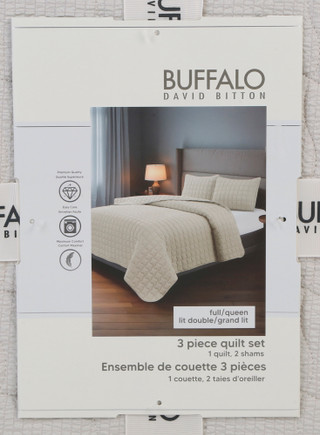 Thumbnail 2: Buffalo David Bitton 3 Pc Full/Queen Quilt Set  