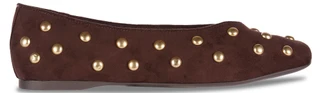 Thumbnail 3: Dolce Vita Women's Suede Studded Round Toe Ballet Flats  