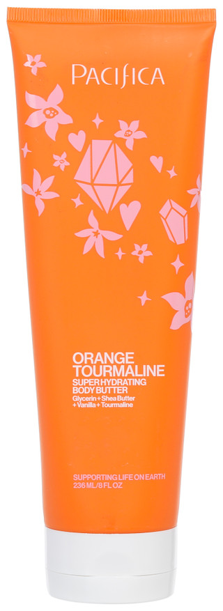 Thumbnail 1: Pacifica 8 oz Orange Tourmaline Super Hydrating Body Butter 