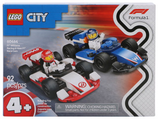 Thumbnail 1: LEGO 92 Pc F1 Williams Racing & Haas F1 Race Cars 
