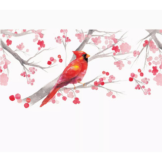 Thumbnail 3: Tervis 16 oz Christmas Cardinal & Berry Branch Tumbler 