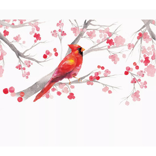 Thumbnail 3: Tervis 24 oz Christmas Cardinal & Berry Branch Tumbler 