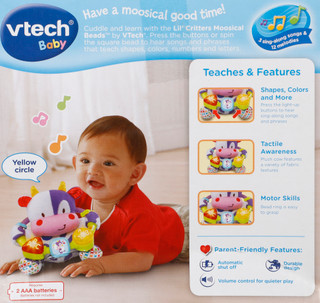 Thumbnail 2: VTech Baby Lil' Critters Moosical Beads Learning Toy 