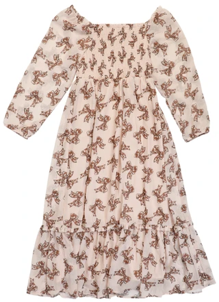 Thumbnail 2: Rare Too Girls' Long Sleeve Chiffon Dress 