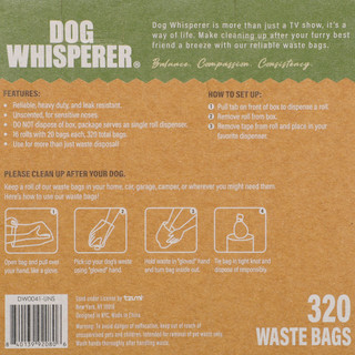 Thumbnail 2: Dog Whisperer 320 pk Unscented Pet Waste Bags 