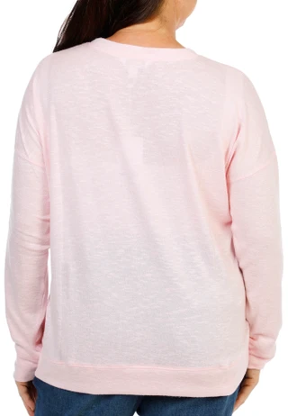 Thumbnail 2: Magical Season Women's Plus Christmas Graphic Hacci Top 
