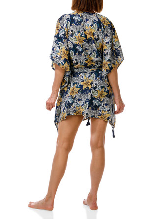 Thumbnail 2: AMERICA AND BEYOND Women's Floral Print Swim Coverup 