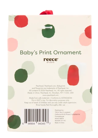Thumbnail 2: Reece Studio DIY Baby Handprint Wooden Ornament  