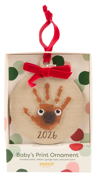 Thumbnail 1: Reece Studio DIY Baby Handprint Wooden Ornament  
