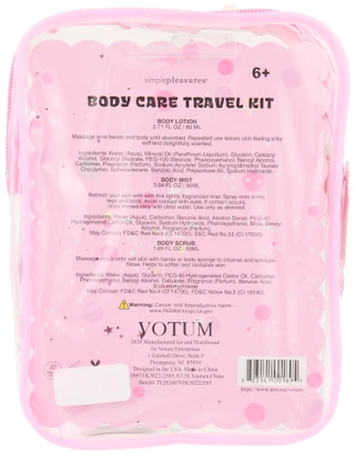 Thumbnail 2: SIMPLE PLEASURES 3 Pc Candy Dream Scented Body Lotion, Mist & Scrub Set 