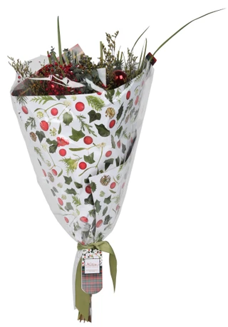 Thumbnail 1: Nature's Expressions Botanicals Faux Christmas Pinecone & Berry Floral Bouquet  