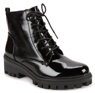Thumbnail 1: White Mountain Women's Patent LeatherCombat Boots  