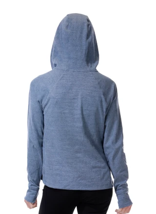 Thumbnail 2: REEL LEGENDS Women's Long Sleeve Solid UPF 50+ Zip Up Jacket 