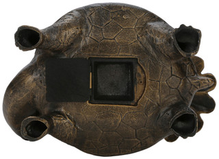 Thumbnail 3: San Pacific 10 in Heavy Metal Turtle Key Hider Garden Sculpture 