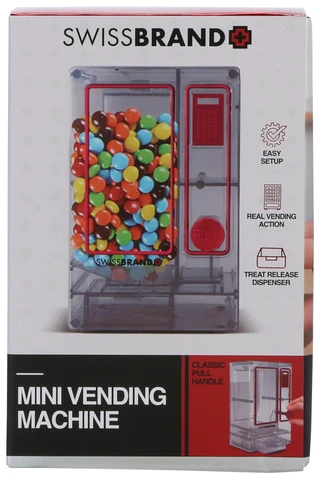 Thumbnail 1: Swiss Brand  Mini Vending Machine Candy Dispenser Toy 