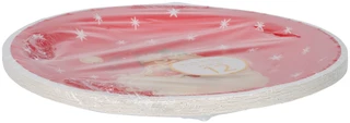 Thumbnail 2: Nicole Miller 12 Pk Christmas Santa Party Plates 
