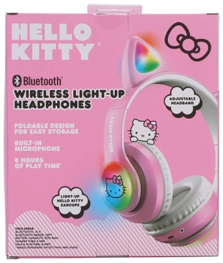 Thumbnail 2: Hello Kitty Wireless Light-Up Headphones with Microphone 