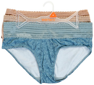 Thumbnail 1: Warners Women's 3 Pk Lace Hipster Panties  
