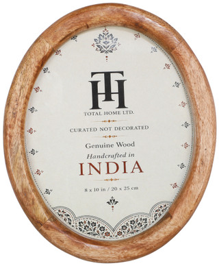 Thumbnail 1: Total Home Ltd. 8x10 Artisan Crafted Wooden Oval Picture Frame  