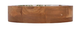 Thumbnail 2: Total home 10 In Christmas Tree Enamel and Wood Bowl  