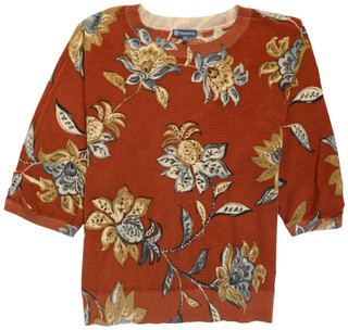 Thumbnail 1: Democracy Women's Plus Dolman Sleeve Printed Knit Top 