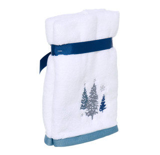 Thumbnail 2: Nautica 2 Pk Christmas Embroidered Fingertip Towel Set 