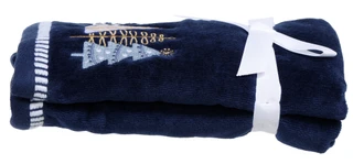 Thumbnail 2: Caro Home 2 Pk Midnight Trees Embroidered Hand Towels  