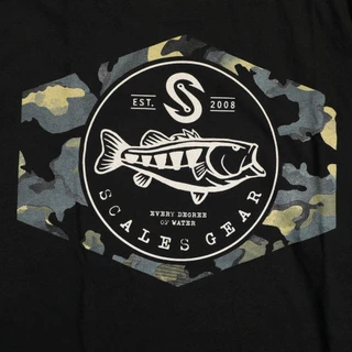 Thumbnail 3: SCALES Men's Short Sleeve Secret Spot Graphic Tee 