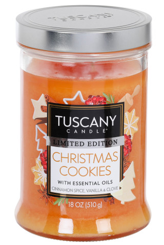 Thumbnail 2: Tuscany Candle 18 oz Christmas Cookies Scented Candle  