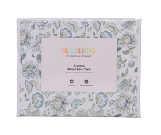 Thumbnail 1: Martha Stewart 4 Pc Super Soft Twin Sheet Set  