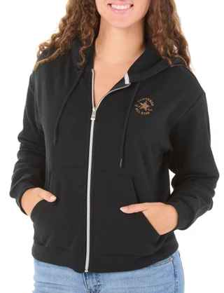 Thumbnail 2: Converse Juniors' Leopard Logo Full Zip Hoodie 
