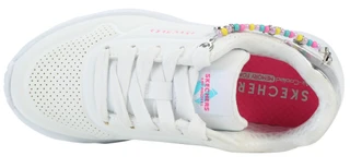 Thumbnail 3: Skechers Girls Air-Cooled Athletic Sneakers w/ Accent Charms  