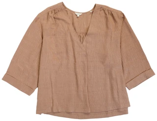 Thumbnail 1: MAX STUDIO Women's 3/4 Sleeve Solid V-Neck Top  