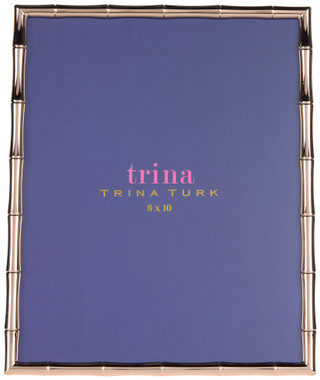 Thumbnail 2: Trina Turk 8x10 Metal Bamboo Picture Frame  