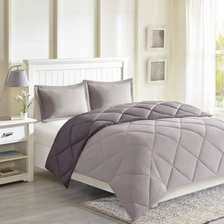 Thumbnail 14: Madison Park Madison Park 3M Scotchgard Diamond Quilting Comforter Set 