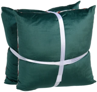 Thumbnail 2: Mina Victory 2 Pk Decorative Plaid Christmas Pillows 