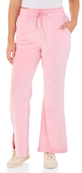Thumbnail 1: Baby Phat Juniors' Velour Wide Leg Pants 