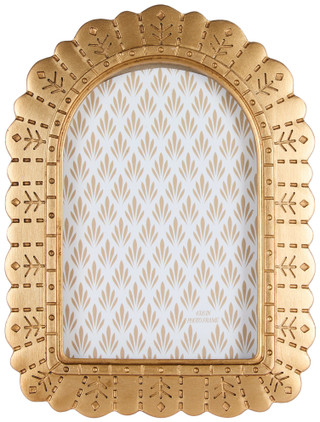Thumbnail 2: ENCHANTE 4x6 Scalloped Arch Photo Frame 
