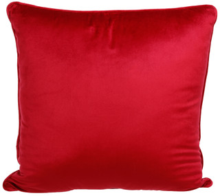 Thumbnail 2: Mina Victory 20x20 Christmas Poinsettia Throw Pillow 