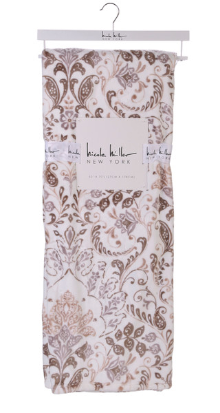 Thumbnail 1: Nicole Miller 50x70 Ultra Soft Plush Throw Blanket  